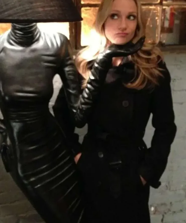 Criminal Minds A.J. Cook Black Wool Trench Coat