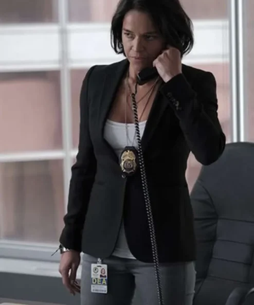 Crisis Michelle Rodriguez Black Blazer