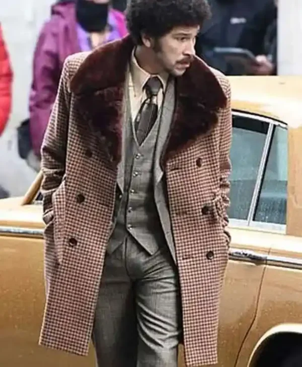 Cruella 2021 Joel Fry Fur Collar Cotton Fabric Coat