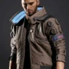 Cyberpunk 2077 V Samurai Leather Bomber Jacket