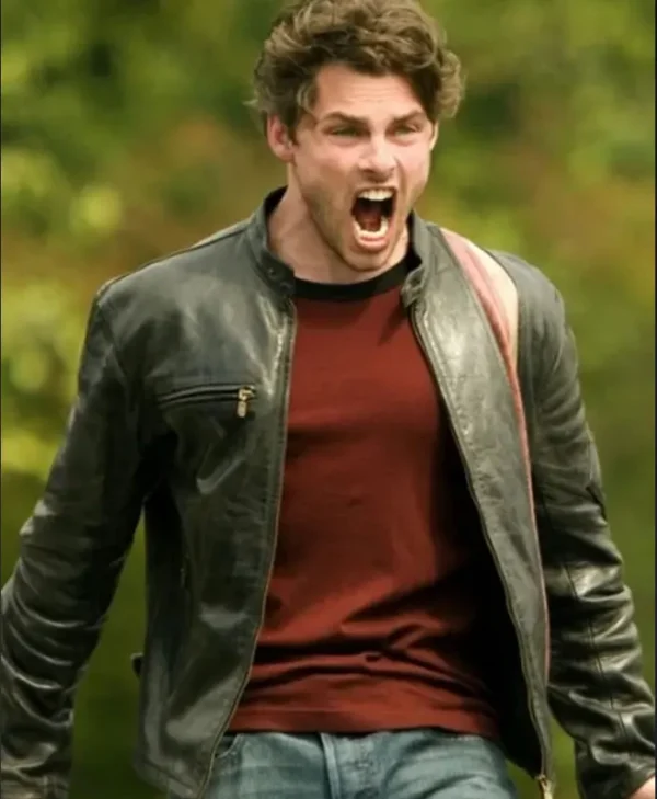 Cyclops X-Men 2 Stripe Leather Jacket