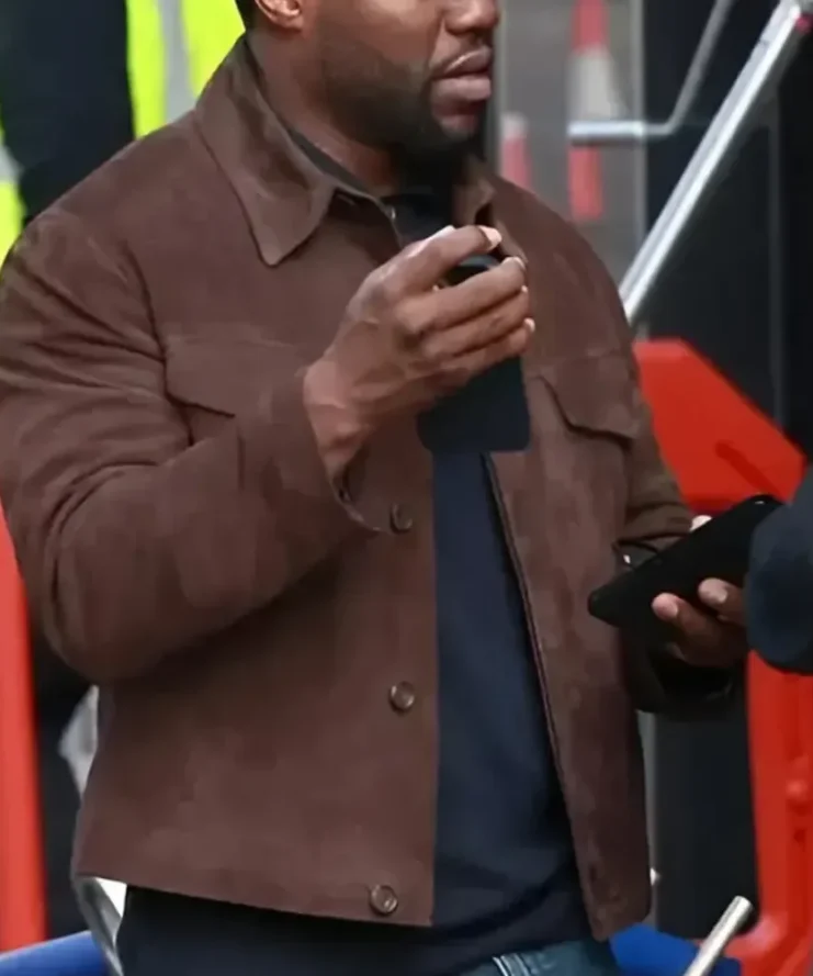 Cyrus Lift 2024 Green Suede Leather Jacket