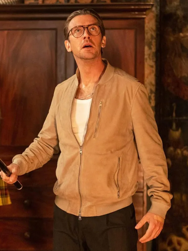 Dan Stevens Abigail Brown Bomber Jacket