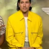 Danny Ramirez Top Gun Maverick Yellow Cotton Bomber Jacket