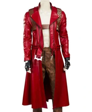 Dante’s Awakening Devil May Cry 3 Red Leather Long Coat
