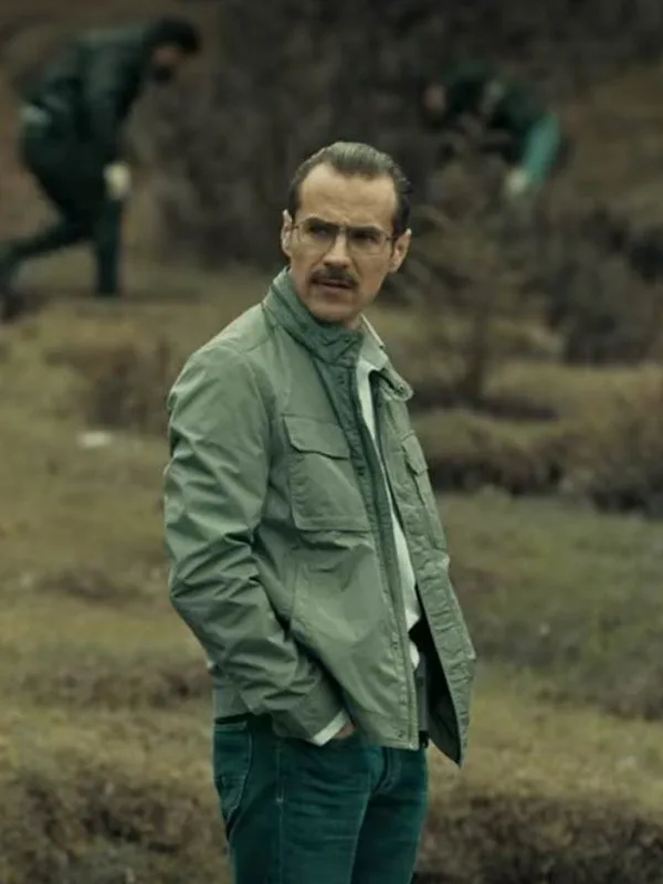 Dark Desire Esteban Green Cotton Jacket