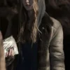 Dark Gina Stiebitz Shearling Grey Leather Jacket