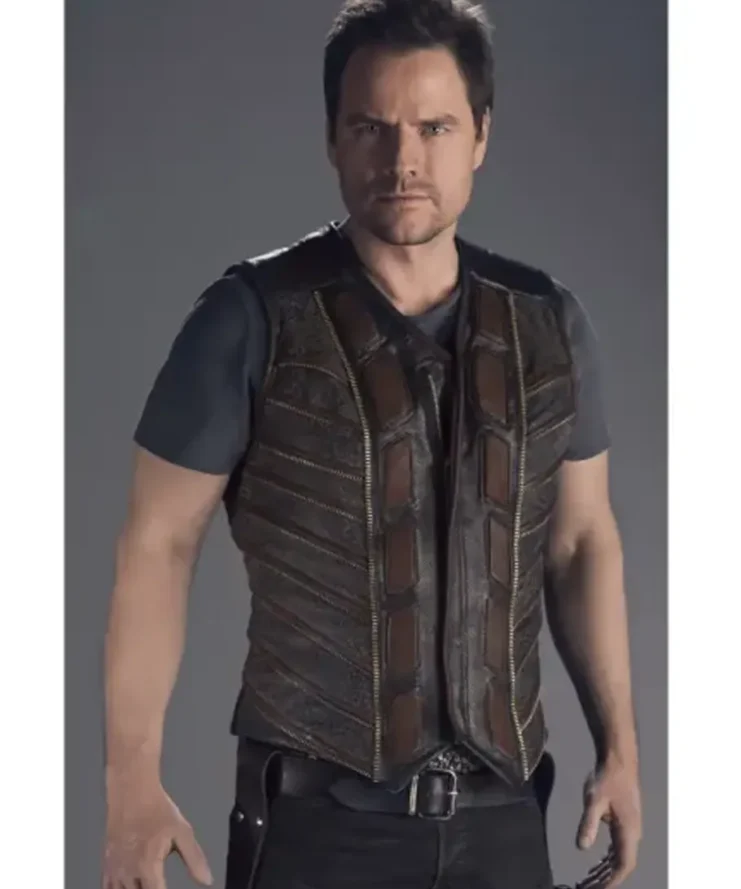 Dark Matter Anthony Lemke Black Leather Vest