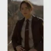 Dark Winds S02 Lola Tung Brown Cotton Jacket