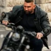 Dave Bautista My Spy JJ Black Cafe Racer Leather Jacket