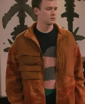 David Crane Frasier S01 Brown Sherpa Jacket