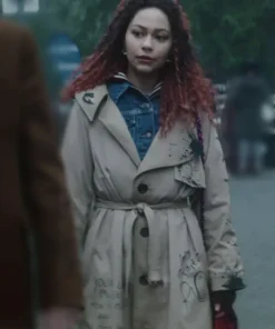 Dead Boy Detectives 2024 Kassius Nelson Beige Coat