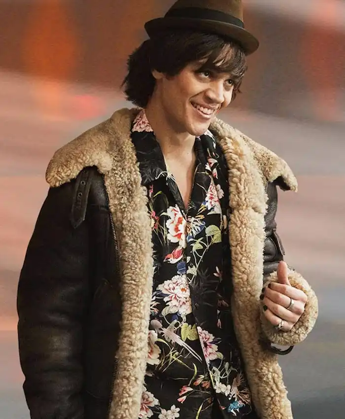 Dead Boy Detectives David Iacono Shearling Leather Jacket