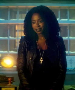 Dead Boy Detectives Kirby Howell-Baptiste Biker Jacket