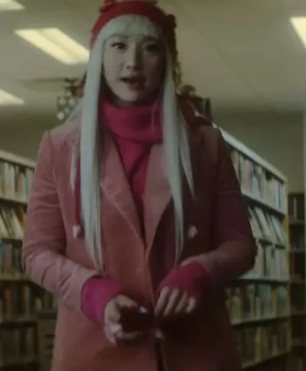 Dead Boy Detectives Yuyu Kitamura Pink Corduroy Coat