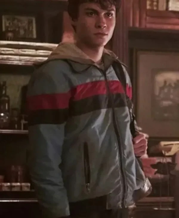 Deadly Class Benjamin Wadsworth Blue Parachute Bomber Jacket