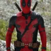 Deadpool 2024 Red Leather Jacket