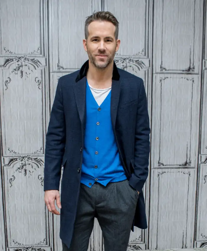 Deadpool Ryan Reynolds Blue Coat