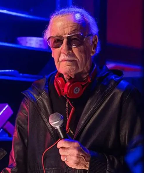 Deadpool Stan Lee Leather Jacket