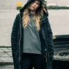 Deadwind Sofia Karppi Hooded Black Coat