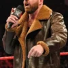 Dean Ambrose Aviator B3 Shearling Leather Jacket ShearlingStore 001