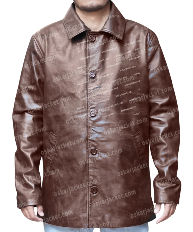 Dean Winchester Supernatural Brown Distressed Leather Jacket