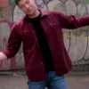 Dean Winchester men Red Shirt front 510x638 1