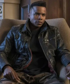 Dear White People Marque Richardson Leather Black Jacket
