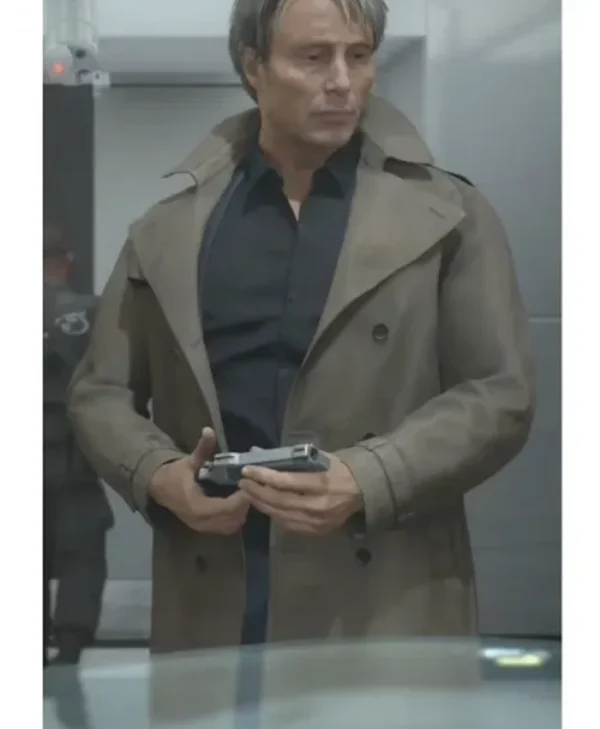 Death Stranding Clifford Unger Long Grey Trench Coat