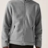 Define Zipper Fleece Jacket Grey