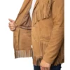Dennis Hopper Easy Rider Suede Fringe Leather Jacket