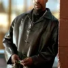 Denzel Washington Training Day Black Leather Coat