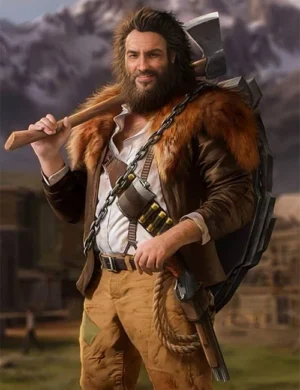 Desperados Hector Mendoza Brown Shearling Leather Jacket