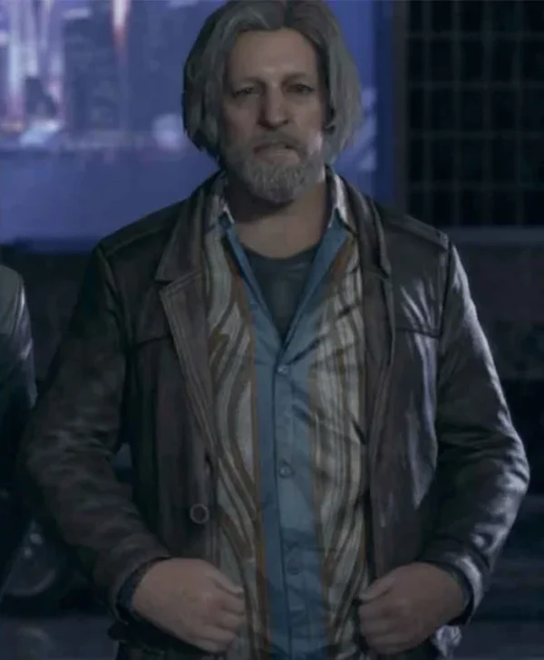 Detroit Become Human Hank Anderson Brown Jacket