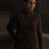 Dina The Last Of Us Part II Maroon Leather Vest
