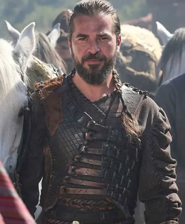 Dirilis Ertugrul S05 Engin Altan Brown Leather Vest