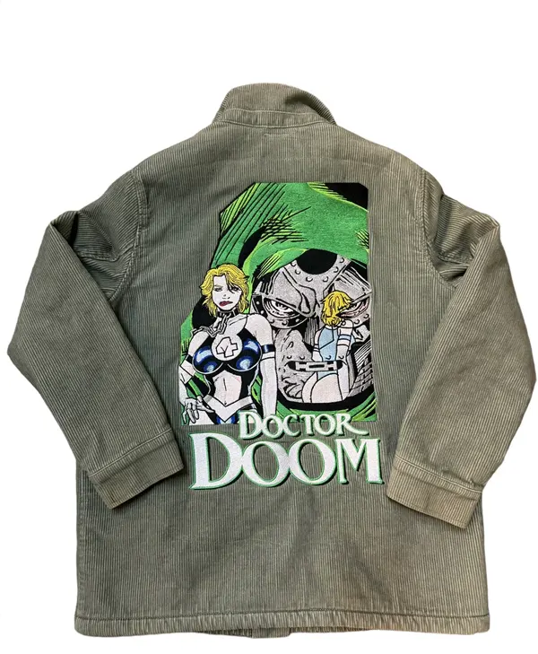 Doctor Doom Outfit Corduroy Vintage Jacket Back