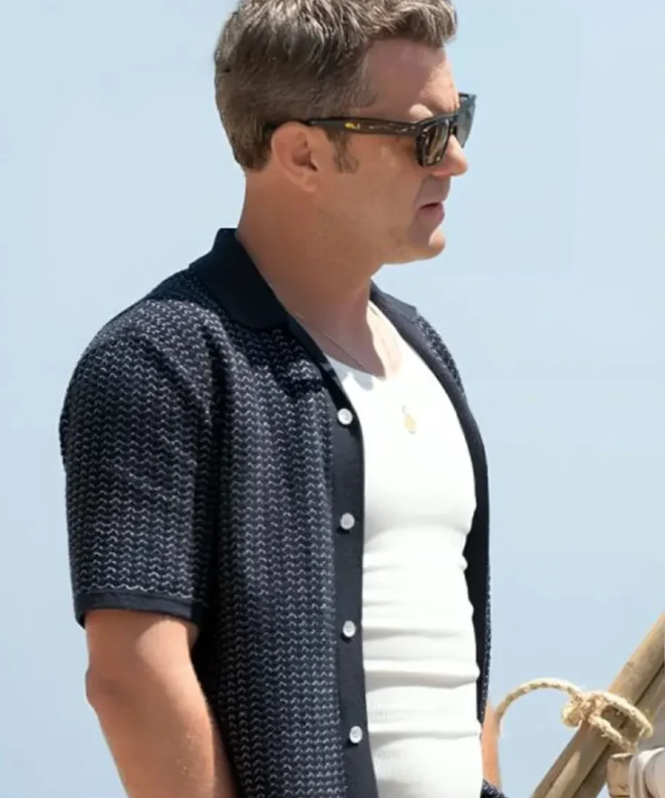 Doctor Odyssey Joshua Jackson Avery Jacquard Shirt