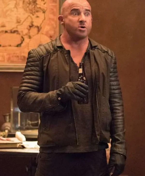 Dominic Purcell DCs Legends Of Tomorrow Leather Black Jacket