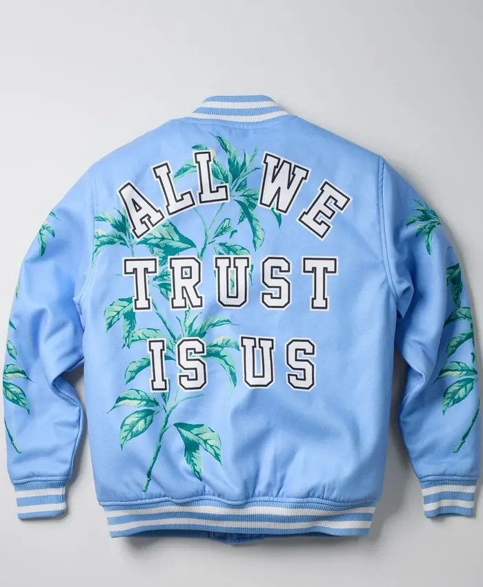 Dove Varsity Blue Jacket for men