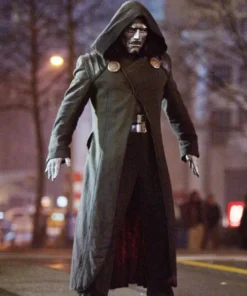 Dr Doom Fantastic 4 Brown Leather Coat 1