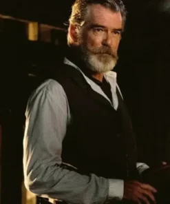 Dr Fate Black Adam Pierce Brosnan Black Vest