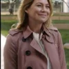 Dr. Meredith Grey’s Anatomy Grey Pink Cotton Coat