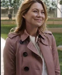 Dr. Meredith Grey’s Anatomy Grey Pink Cotton Coat