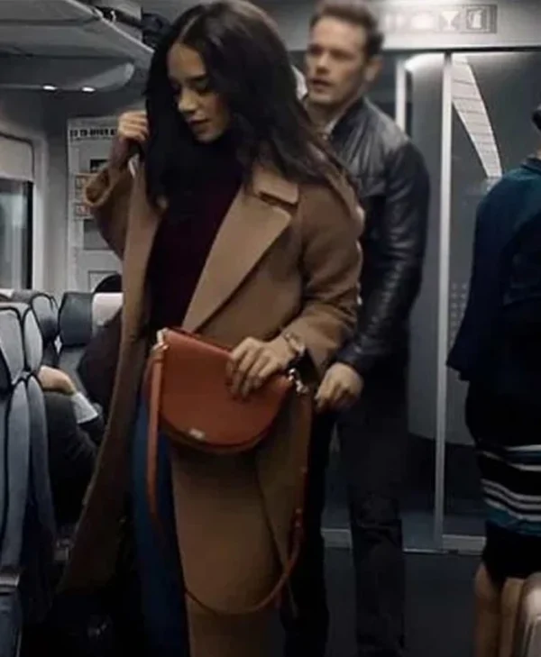 Dr. Sophie SAS Red Notice Hart Brown Trench Coat