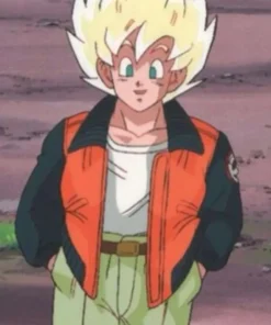 Dragon Ball Z Goku 59 Leather Bomber Jacket