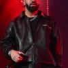 Drake Amici Violente Black Bomber Jacket
