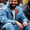 Drake Giali 21C JK Padded Denim Blue Jacket