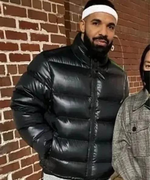 Drake Puffer Black Jacket