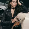 Dua Lipa Moto Leather Jacket